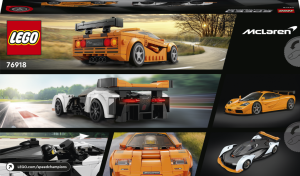 LEGO� Speed Champions 76918 McLaren Solus GT a McLaren F1 LM