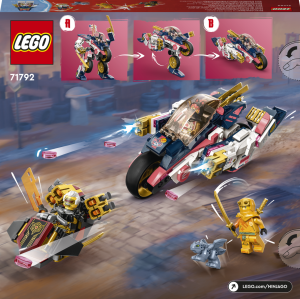 LEGO� NINJAGO� 71792 Sora a jej� transforma�n� motorobot