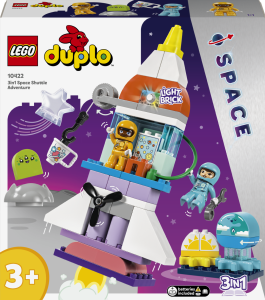 LEGO� DUPLO� 10422 Vesm�rn� dobrodru�stv� s�raketopl�nem 3 v 1