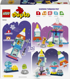 LEGO� DUPLO� 10422 Vesm�rn� dobrodru�stv� s�raketopl�nem 3 v 1