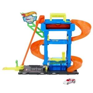 Hot Wheels city color shifters automy�ka s oto�n�m tunelem