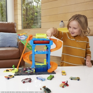 Hot Wheels city color shifters automy�ka s oto�n�m tunelem