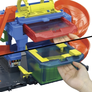 Hot Wheels city color shifters automy�ka s oto�n�m tunelem