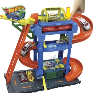 Hot Wheels city color shifters automy�ka s oto�n�m tunelem