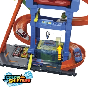Hot Wheels city color shifters automy�ka s oto�n�m tunelem