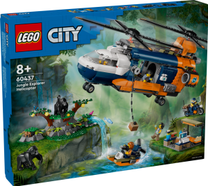 LEGO� City 60437 Helikopt�ra na pr�zkum d�ungle v z�kladn�m t�bo�e