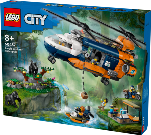 LEGO� City 60437 Helikopt�ra na pr�zkum d�ungle v z�kladn�m t�bo�e