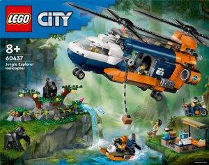 LEGO� City 60437 Helikopt�ra na pr�zkum d�ungle v z�kladn�m t�bo�e