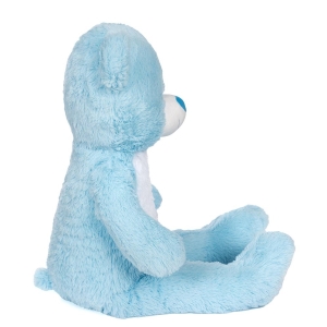 Ply�ov� medv�d modr� 80 cm