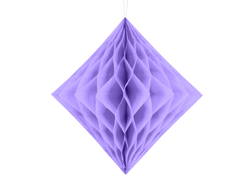 Pap�rov� diamant, fialov�, 30 cm