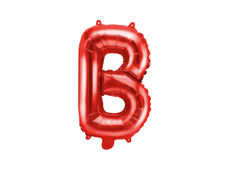 Foliov� Bal�nek P�smeno ''B'', 35cm, �erven�