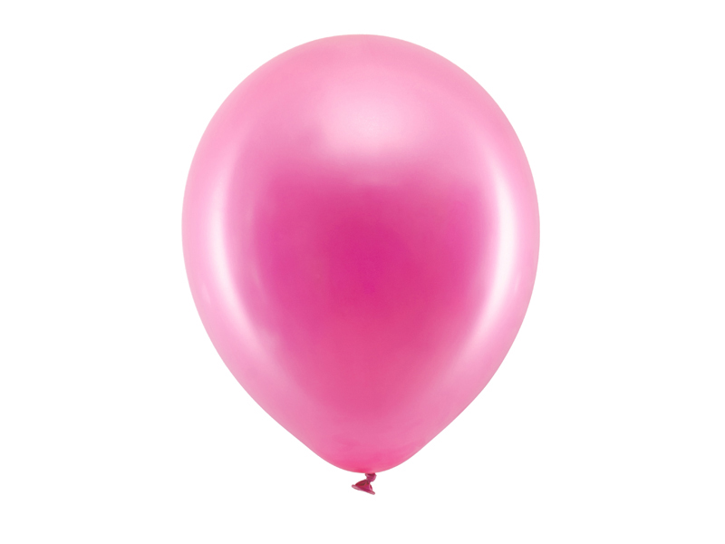 Duha bal�ny 30cm kovov�, fuchsie (1 bal./ 10 ks.)