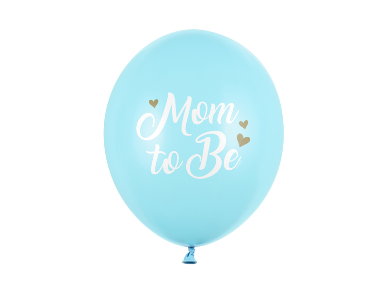 Bal�nky 30 cm, Mom to Be, Pastel Light Blue (1 bal./6 ks)