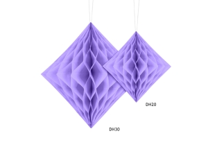 Pap�rov� diamant, fialov�, 30 cm