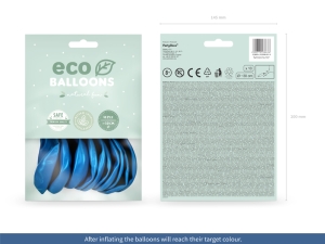 Metalick� Eco bal�nky 26cm, modr� (1 bal / 10 ks)