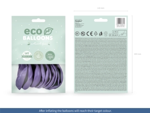 Bal�nky Eco 26cm metalizovan�, levandule (1 ks / 10 ks)