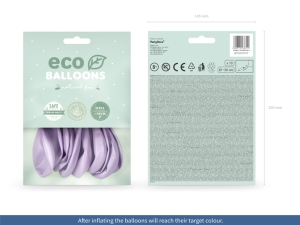 Ekologick� balonky 26 cm, metalick�, lila (1 bal. / 10 ks)