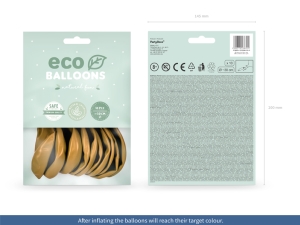 Bal�nky Eco 26cm metalick�, zlat� (1 bal. / 10 ks)