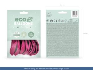Bal�nky Eco 26cm metalizovan�, fuchsie (1 bal. / 10 ks)