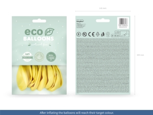 Eco Balonky 26cm metalick�, sl�mov� (1 bal. / 10 ks)