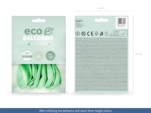 Bal�nky Eco 26cm pastelov�, m�ta (1 bal. / 10 ks)