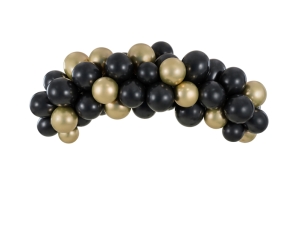 Eco bal�nky 30cm metalizovan�, �ern� (1 bal. / 10 ks)
