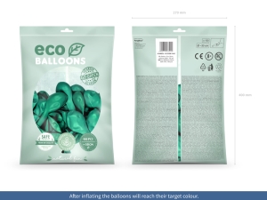 Metalick� Bal�ny Eco 30cm, tmav� m�ta (1 bal. / 100 ks)