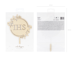 D�ev�n� topper IHS, 23cm