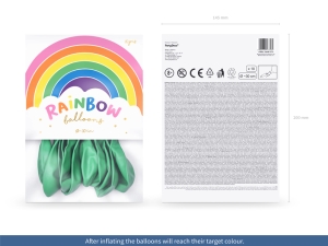 Bal�nky Rainbow 30cm metalick�, m�tov� (1 bal. / 10 ks)