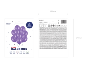 Bal�ny Strong 27 cm, Metallic Purple (1 balen� / 10 ks)