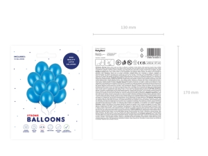 Bal�nky Strong 27cm, Metallic Caribb. Blue (1 bal. / 10 ks)