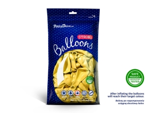 Bal�nky Strong 27cm, Metalick� Citronov� Zest (1 bal. / 50 ks)