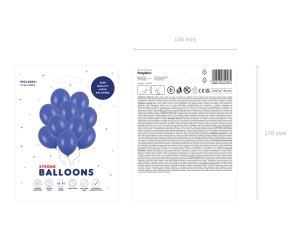 Balonky Strong 30 cm, Pastel Royal Blue (1 balen� / 10 ks)