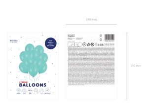 Bal�nky Strong 30cm, Pastel Mint Green (1 balen� / 10 ks)