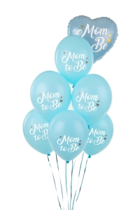 Bal�nky 30 cm, Mom to Be, Pastel Light Blue (1 bal./6 ks)