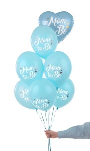 Bal�nky 30 cm, Mom to Be, Pastel Light Blue (1 bal./6 ks)