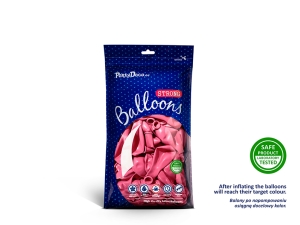 Siln� bal�nky 12 cm, Metallic Hot Pink (1 balen� / 100 ks)